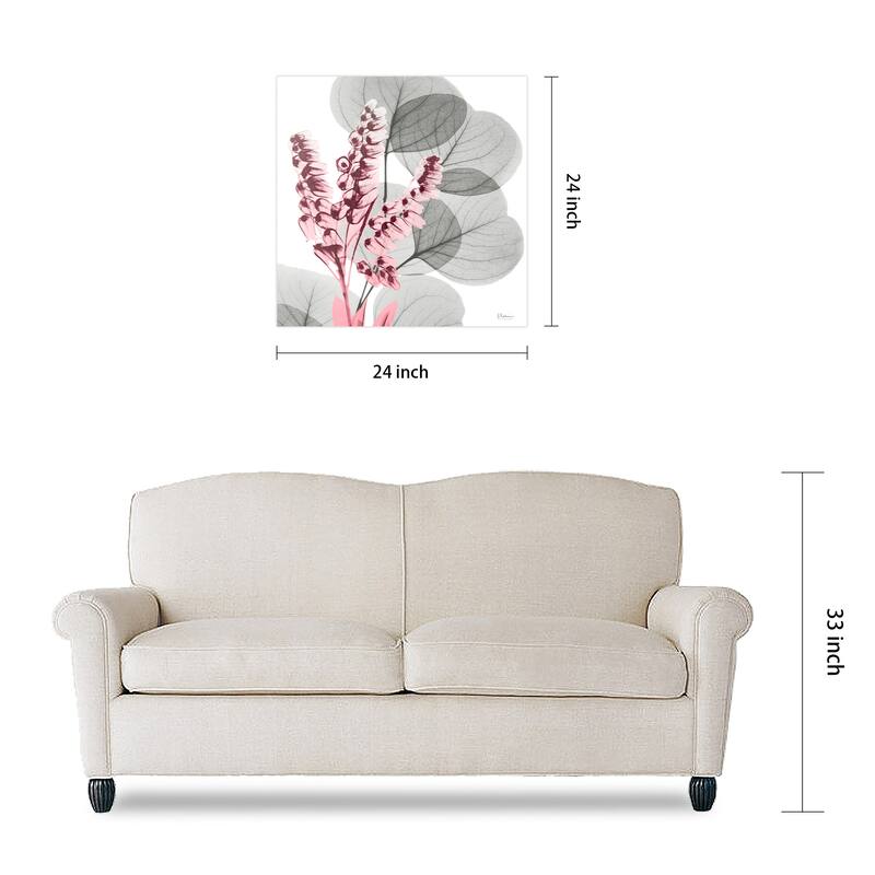 "Eucalyptus Bush 2" Frameless Free Floating Tempered Glass Panel Graphic Wall Art