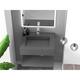 Pyramid Solid Surface Wall-Mounted Bathroom Sink