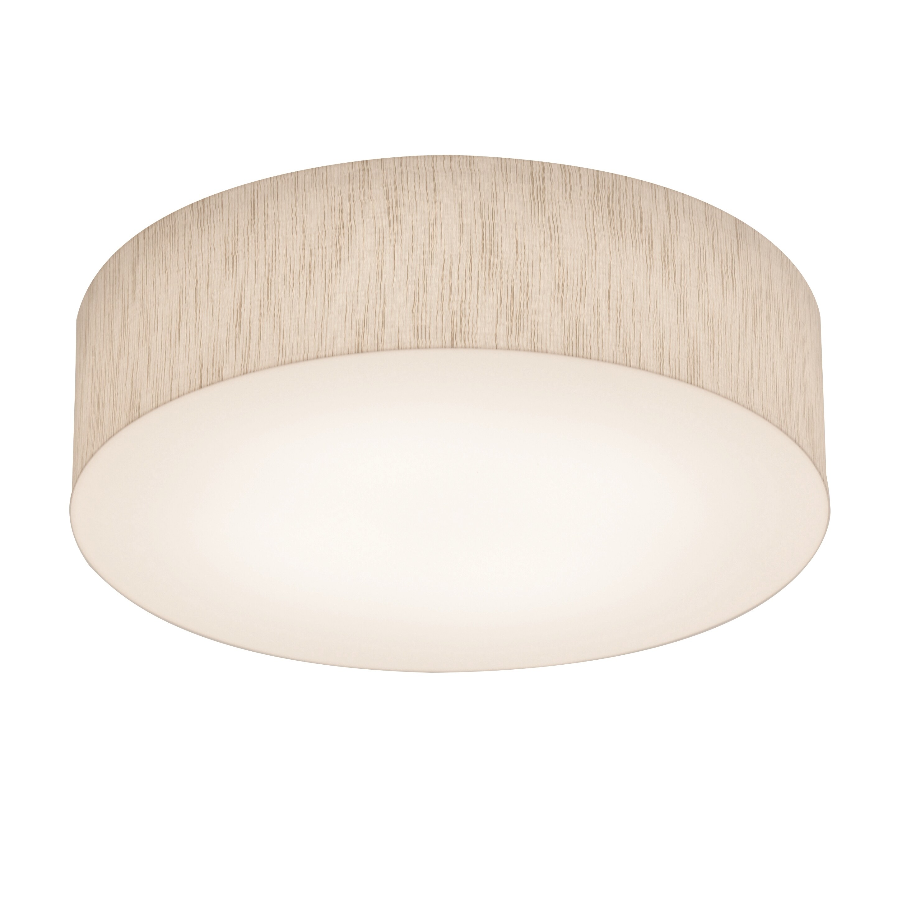 Anton 15-inch Jute LED Flush Mount