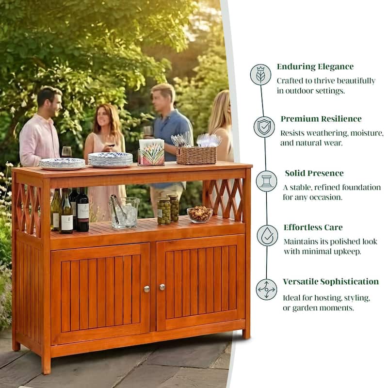 DTY Outdoor Living Longs Peak Eucalyptus Sideboard