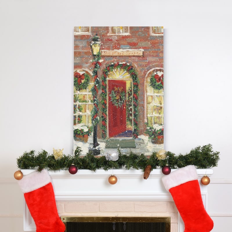 Christmas Shoppe-Premium Gallery Wrapped Canvas - Ready to Hang