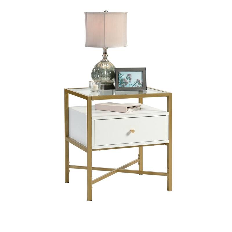 Harper Heights End Table White 3a