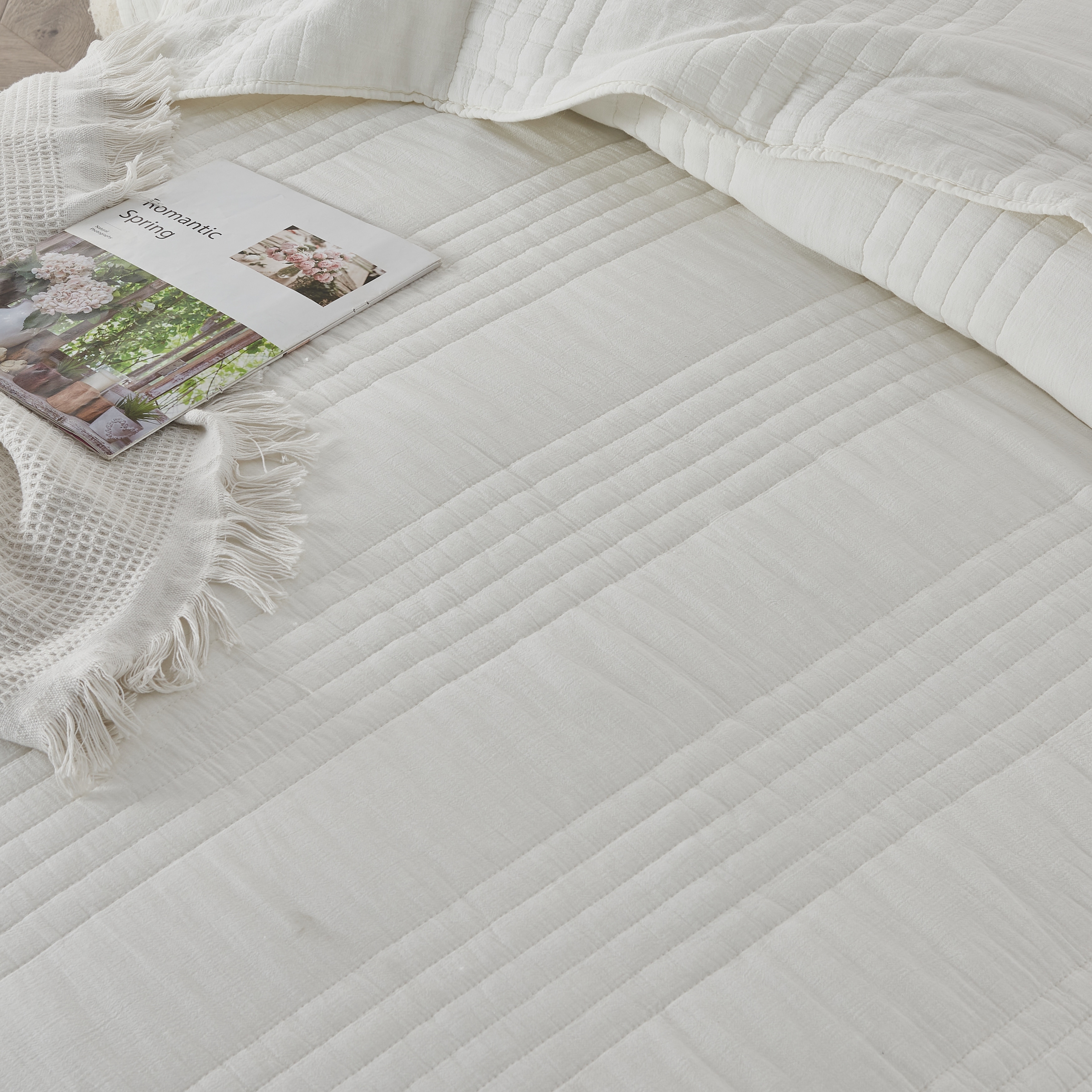 Stonewash Classic Cotton Quilt & Coverlet Set - Picture 63 of 75