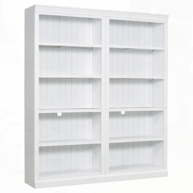 5-Tier Decor Bookshelves with Adjustable Shelves