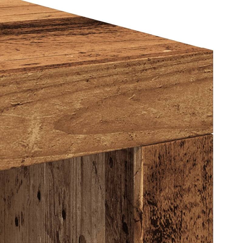 vidaXL Coffee Table Old wood Engineered wood 40.2 x 19.7 x 13.8 in - 19.7 x 40.2 x 13.8 in