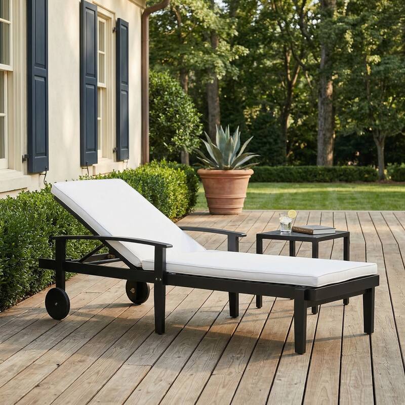 Elegant Rosewood Adjustable Recliner Chair Durable Hardwood