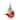 Glass Gnome and Cardinal Bird Ornament (Set of 6)
