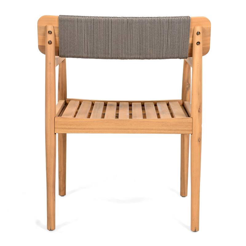 Christopher Knight Home-Eulalia 7 Piece Acacia Wood Outdoor Dining Set