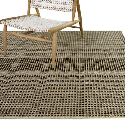 Leocadia Solid Flatweave Indoor/Outdoor Area Rug