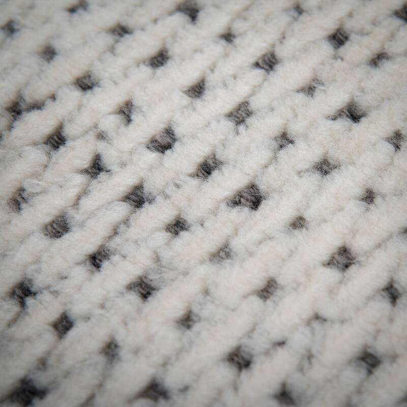 Alora Decor Haze Contemporary Basketweave Area Rug