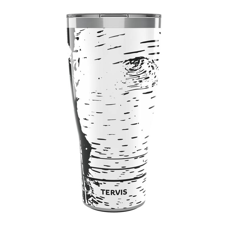 Tervis Traveler Winter Birch Triple Walled Insulated Travel Tumbler, Stainless Steel - 30oz