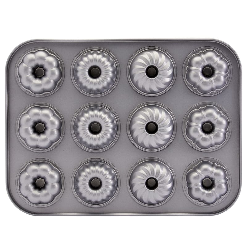 Denmark Tools for Cooks 12-cup Nonstick Steel Mini Bundt Pan