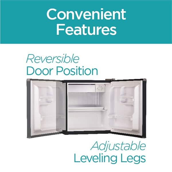 Black and Decker 1.7 cu ft. Compact Fridge, Black Bed Bath & Beyond