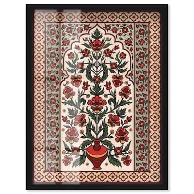 Royal Floral Mat Shadowbox by Art Remedy
