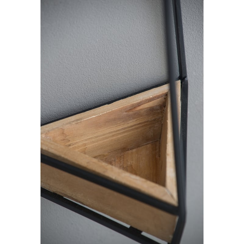 Set of 3 Felix Wall Planter, L:10x10x16.5" M:8.5x8.5x15.5" S:7x7x13.5"