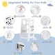 preview thumbnail 3 of 4, Kids Step Stool Toddler Learning Tower Solid Wood Learning Stool - White