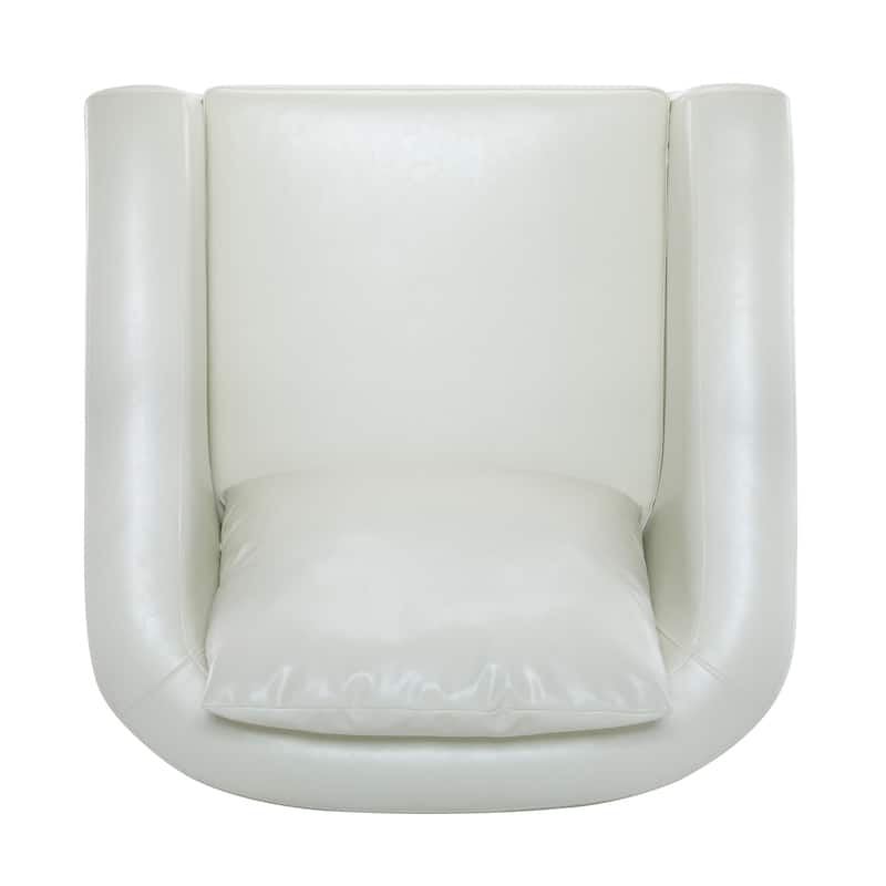 Smyrna Upholstered Barrel Club Chair by Christopher Knight Home