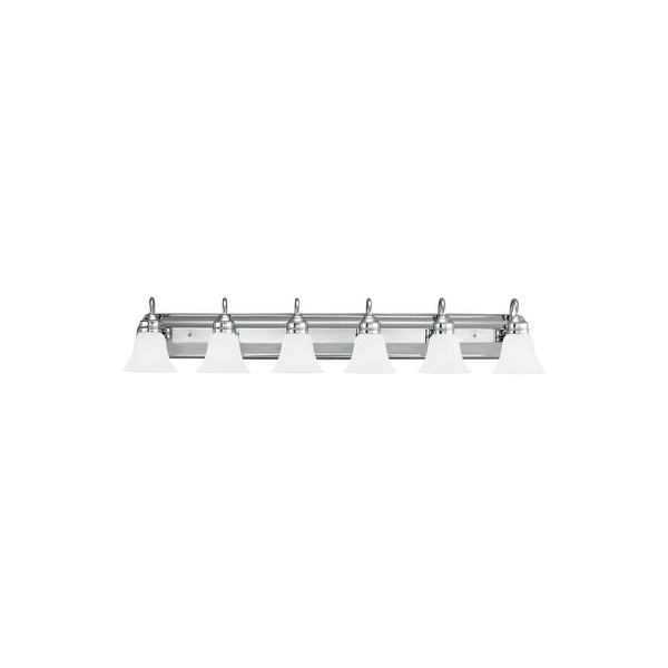 Sea Gull Gladstone 6-light Vanity Fixture with Bulbs. Opens flyout.