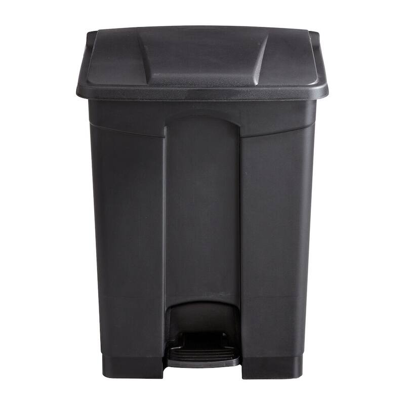 17 Gallon Step-On Trash Can, Large Plastic Garbage Can