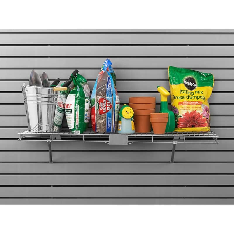 NewAge Products 4 ft. Wire Shelves - Pack of 2