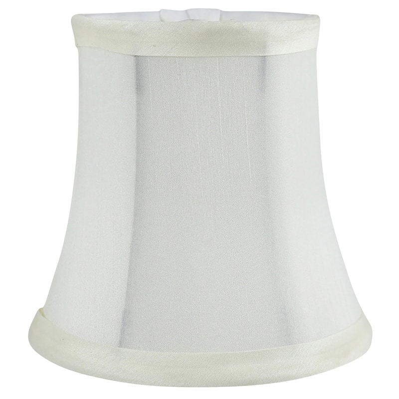 Meriville Faux Silk Clip On Chandelier Lamp Shades, 3.5-inch by 5-inch by 4.75-inch
