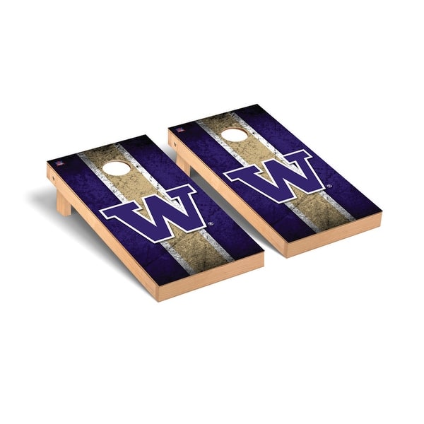 slide 2 of 5, Washington Huskies Vintage Cornhole Board Set