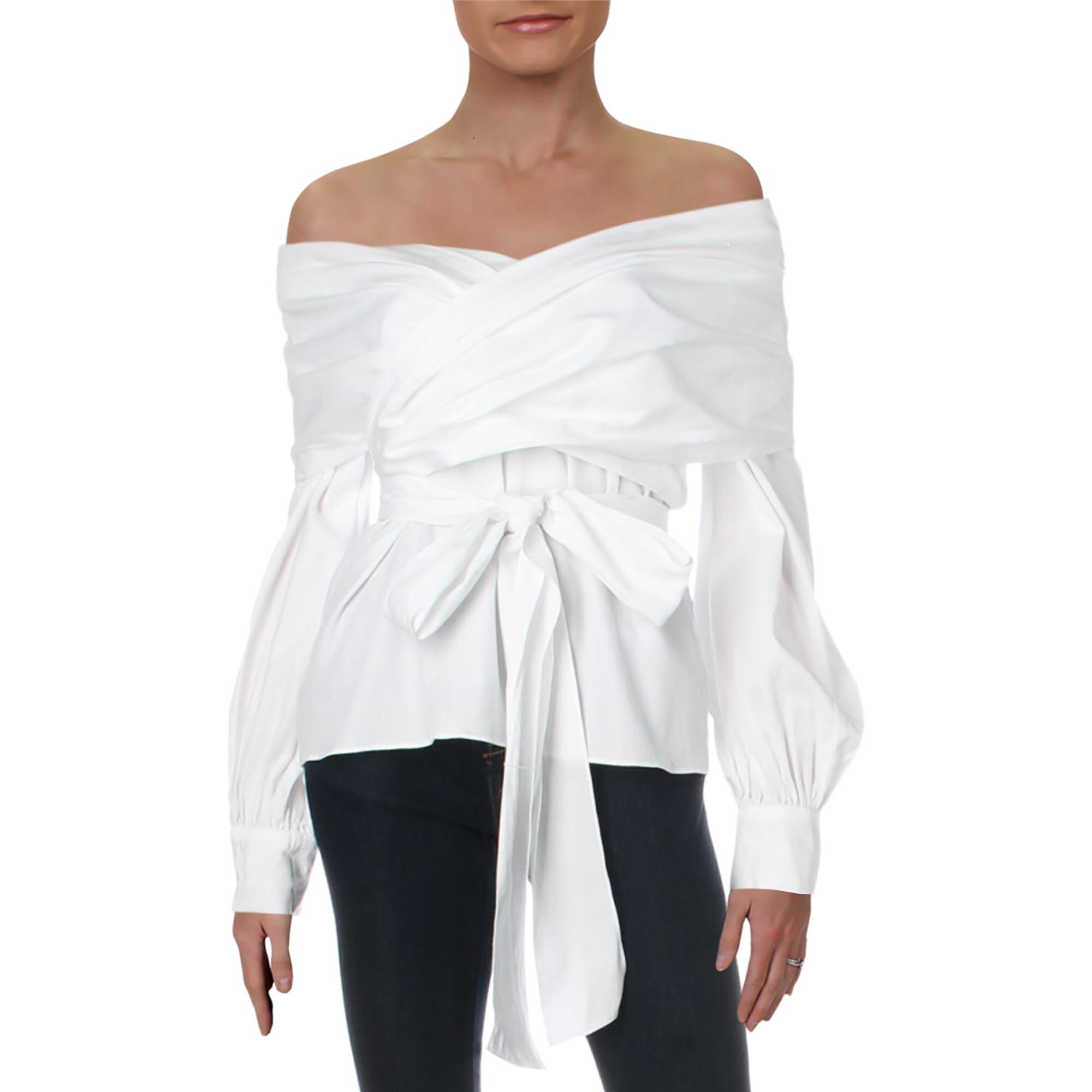 bcbg wrap top