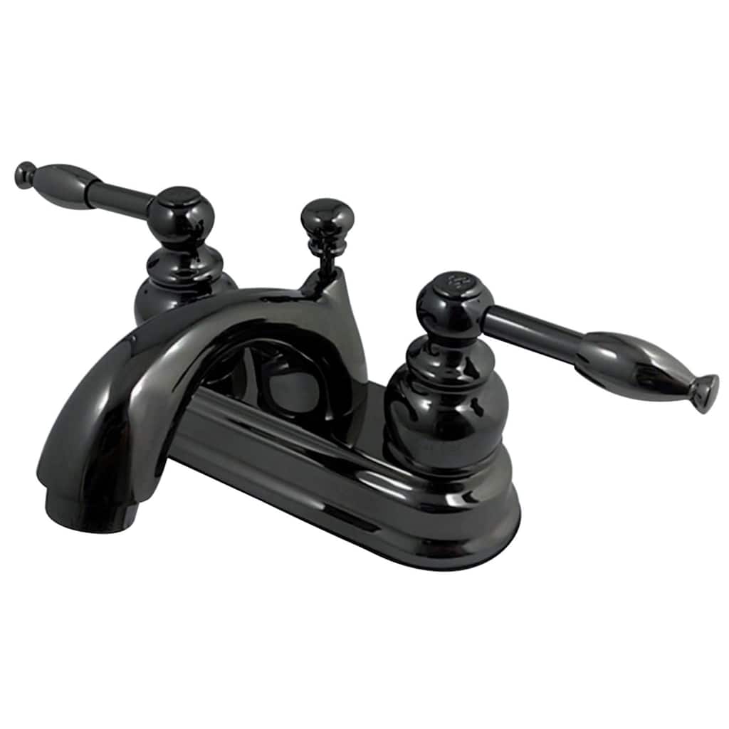 Kingston Brass Water Onyx Centerset Bathroom Faucet - Free Pop-Up