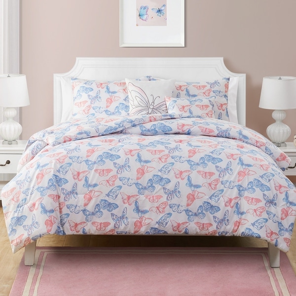 Olivia Finn Pastel Butterfly Comforter Set On Sale Bed Bath Beyond 33860410
