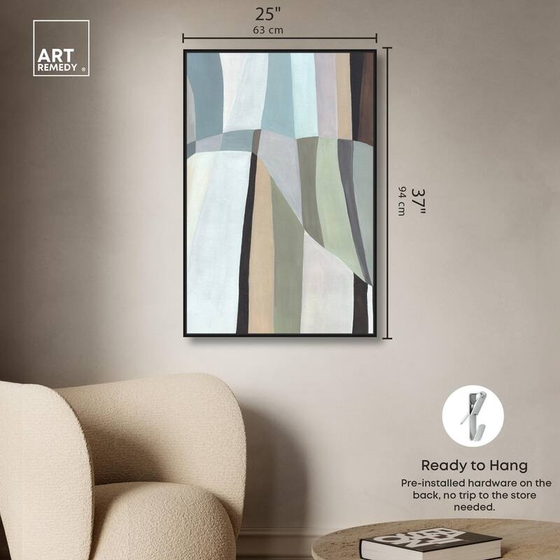 Abstract Fragments I Canvas by Art Remedy
