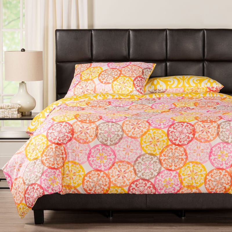 Olivia Reversible Print Duvet Set
