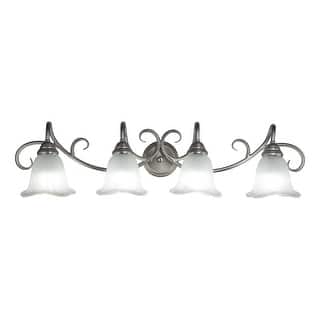 Vaxcel Lighting Bella 4 Light Bathroom Vanity Light - 37.5 Inches Wide
