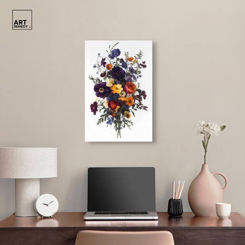 Regal Rose Riot III Canvas by Art Remedy, Gallery Wrapped