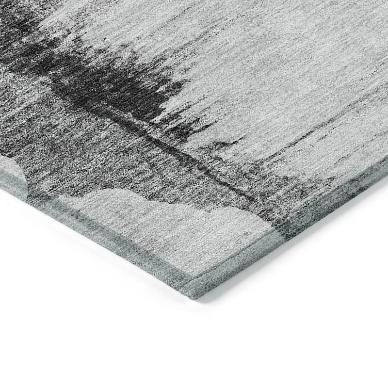 Machine Washable Indoor/ Outdoor Chantille Abstract Cloud Rug