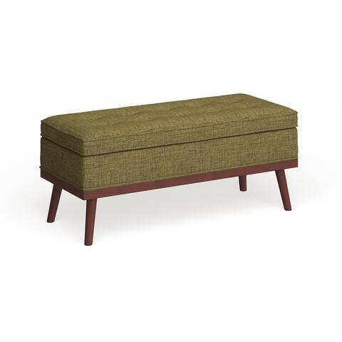 Carson Carrington Sastamala Mid-century Storage Bench