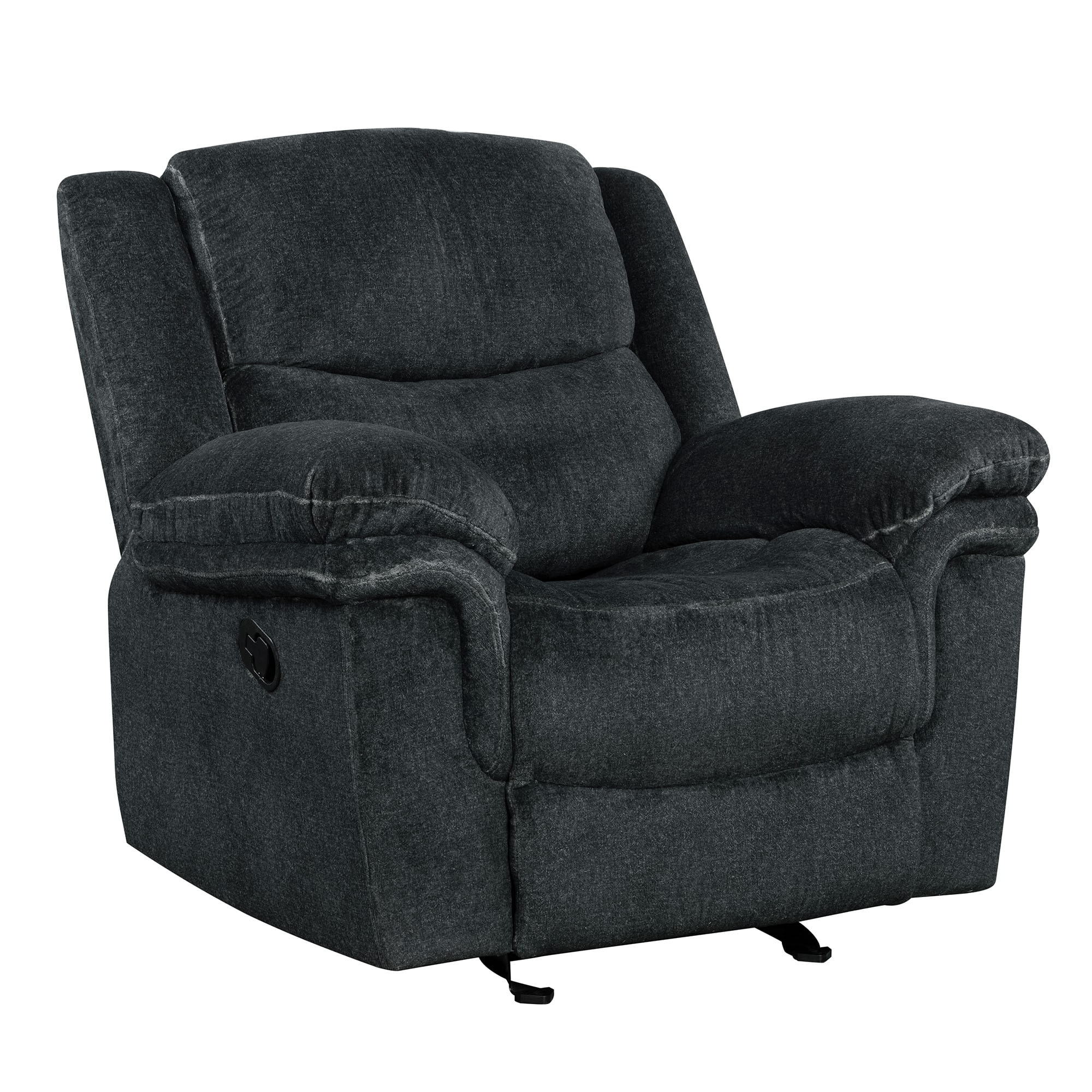 Black velvet recliner chair 2025