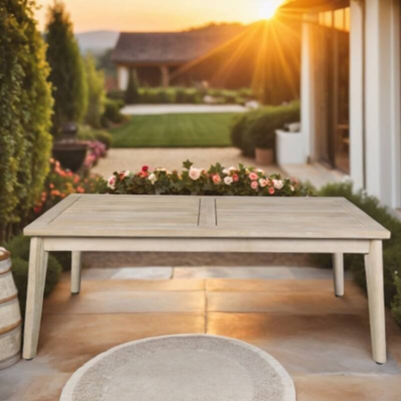 Modern Outdoor Acacia Wood Coffee Table