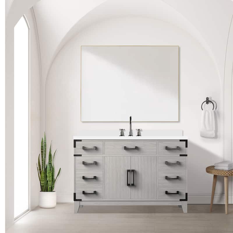 Laurel Bath Vanity with Quartz Top and Sink