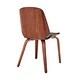 preview thumbnail 11 of 62, Brinley Walnut or Black Wood Upholstered Dining Chair
