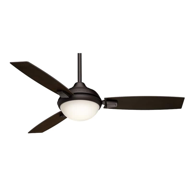 Casablanca 54" Verse Outdoor Ceiling Fan with LED Light Kit and Handheld Remote - DAMP RATED!