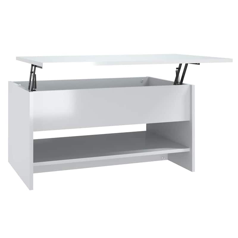 vidaXL Coffee Table Lift Top End Table Accent Side Sofa Table Engineered Wood - 31.5" x 19.7" x 16.7"