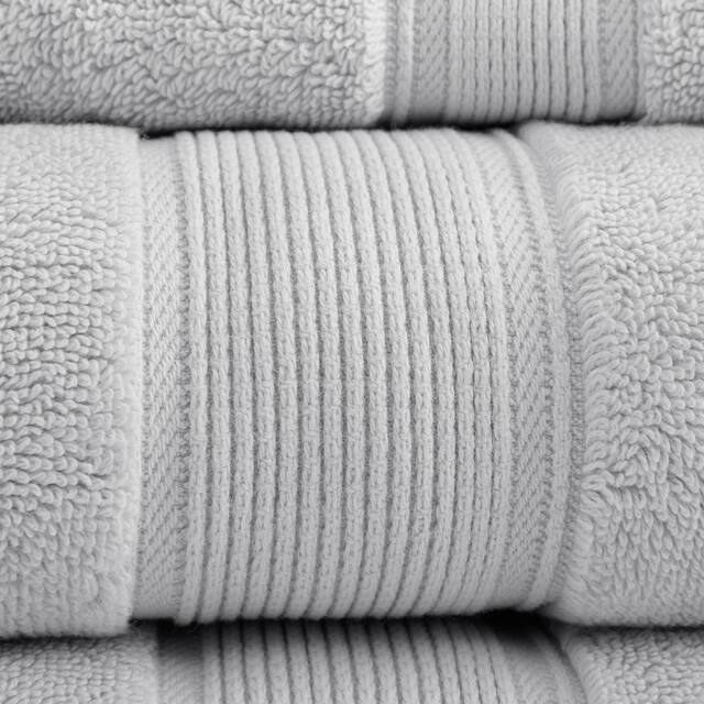 Madison Park Signature Cotton 8-piece Antimicrobial Towel Set