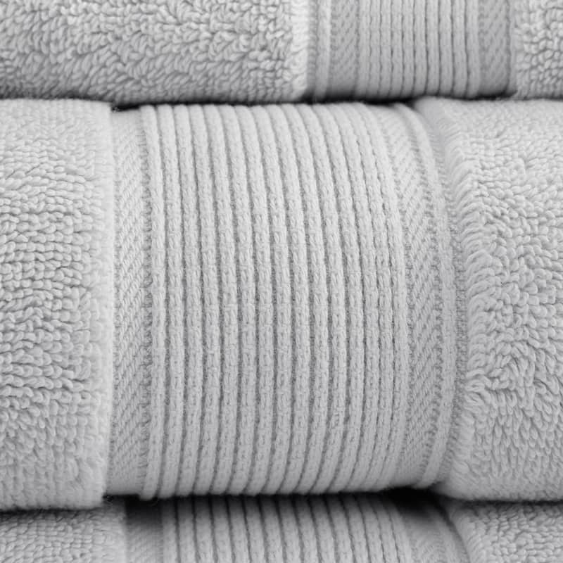 Madison Park Signature Cotton 8-piece Antimicrobial Towel Set