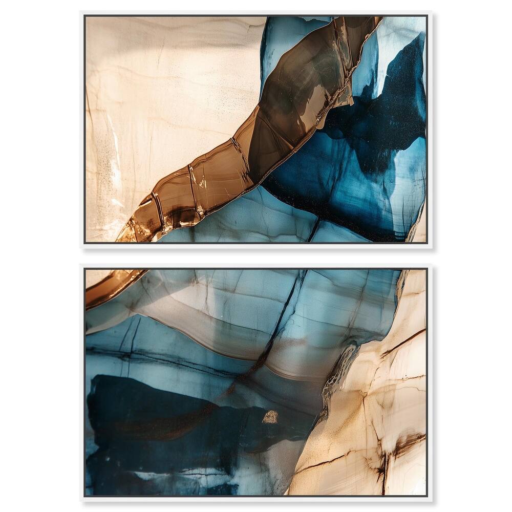 Glitch Aesthetic I Canvas Set of 2 by Art Remedy