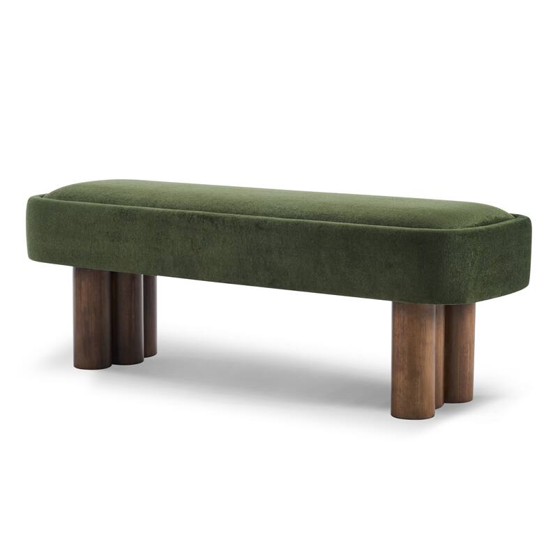 Christopher Knight Home - Modern Upholstered Dining Bench with Padded Seating