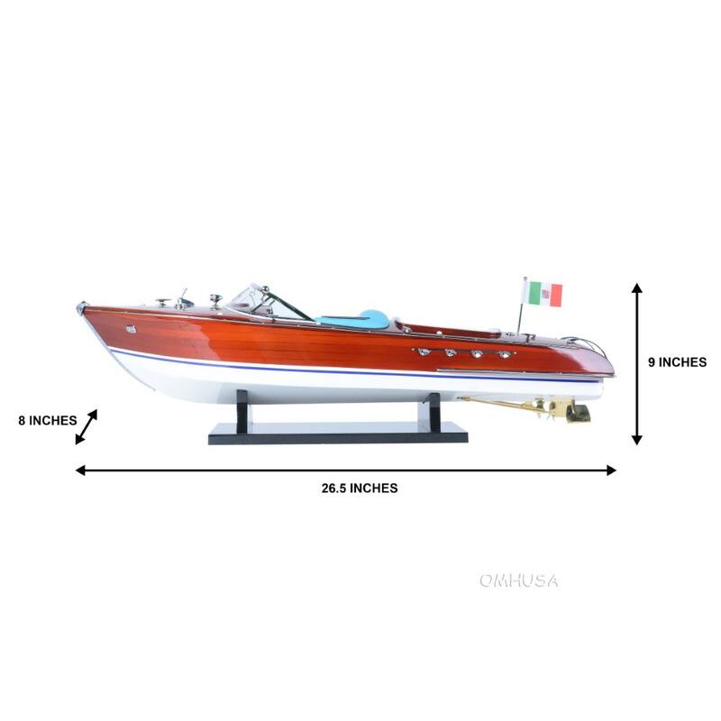 Riva Aquarama Painted XXL Speedboat Model