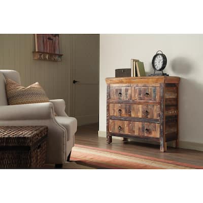 Coaster Furniture Harper 4-drawer Accent Cabinet Reclaimed Wood - 36.00'' x 16.00'' x 35.00''