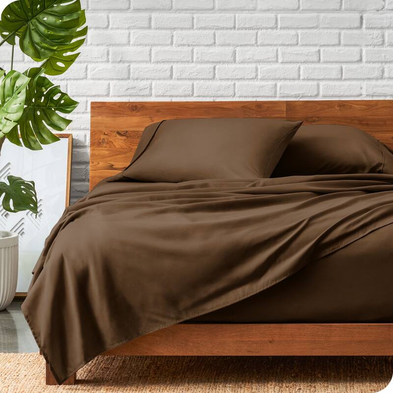 Bare Home Lightweight Coverlet Bedspread & Microfiber Sheet Set Bundle