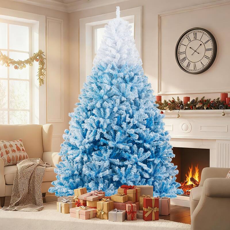 Costway 5/6/7/8 FT Artificial Christmas Tree with 456/820/1264/1774 - See Details