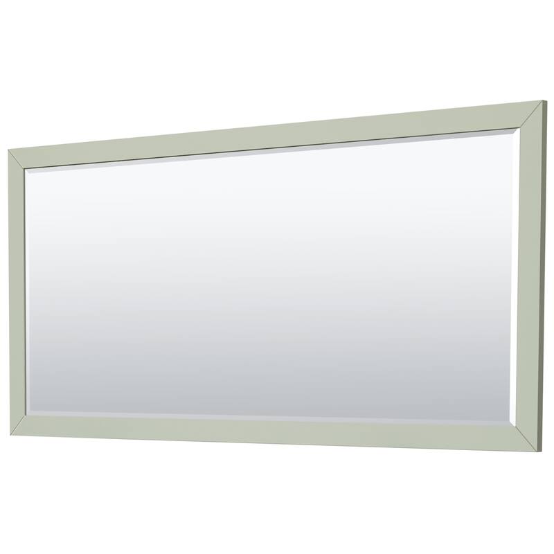 Icon Double Vanity Set, White Carrara Marble Top, 70-Inch Mirror